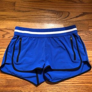 Blue Fabletics Running Shorts